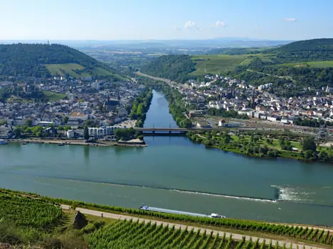 Nahemündung in den Rhein